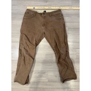 kuhl ryder mens pants 38x32 hiking outdoor brown tan vtg‎ patina dye